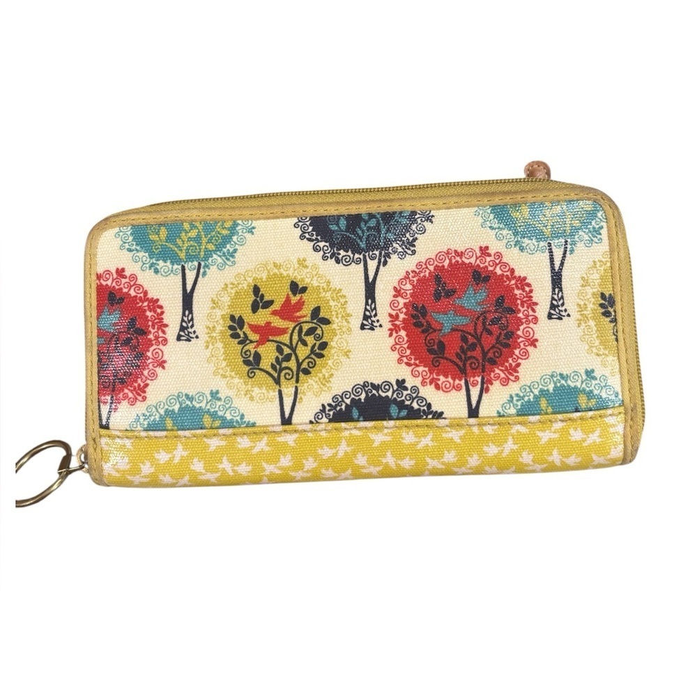 Fossil whimsical bird boho wallet - Picture 2 of 9